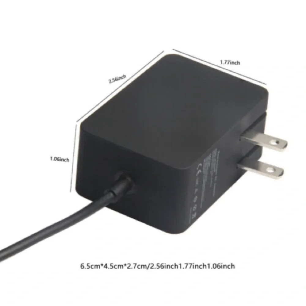 13W AC Adapter Charger For Microsoft Surface 3 Tablet 1623 1624 1645 micro USB